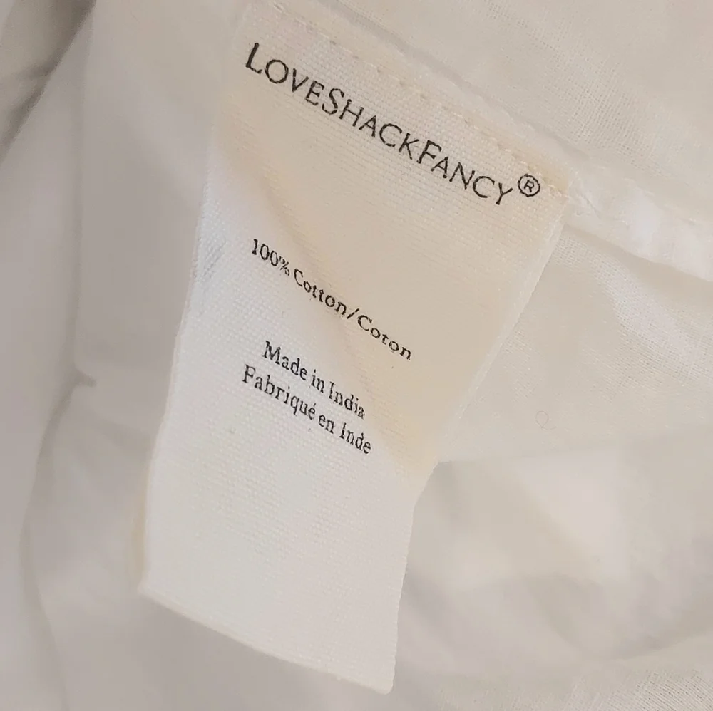 LoveShackFancy Natasha White Ruffled Tiered Dress Size Medium NEW NWT Coquette - Picture 12 of 16